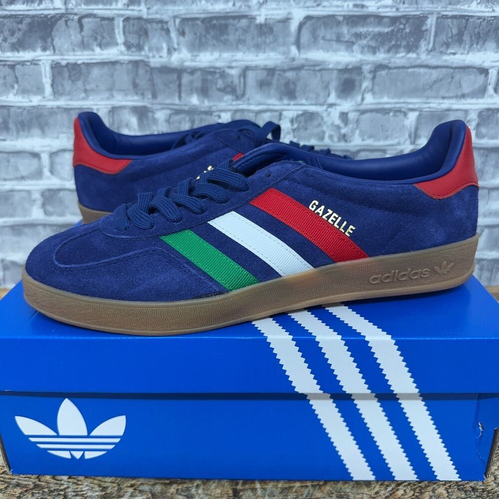 Adidas Originals Gazelle Indoor FIFA World Cup Italy IH9666 Mens 9.5 / Wmn 10.5
